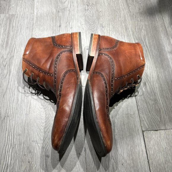 Cole Haan William Wingtip Oxford Chukka Brown Leather Boots C20286 Men\'s 13 M main image 9